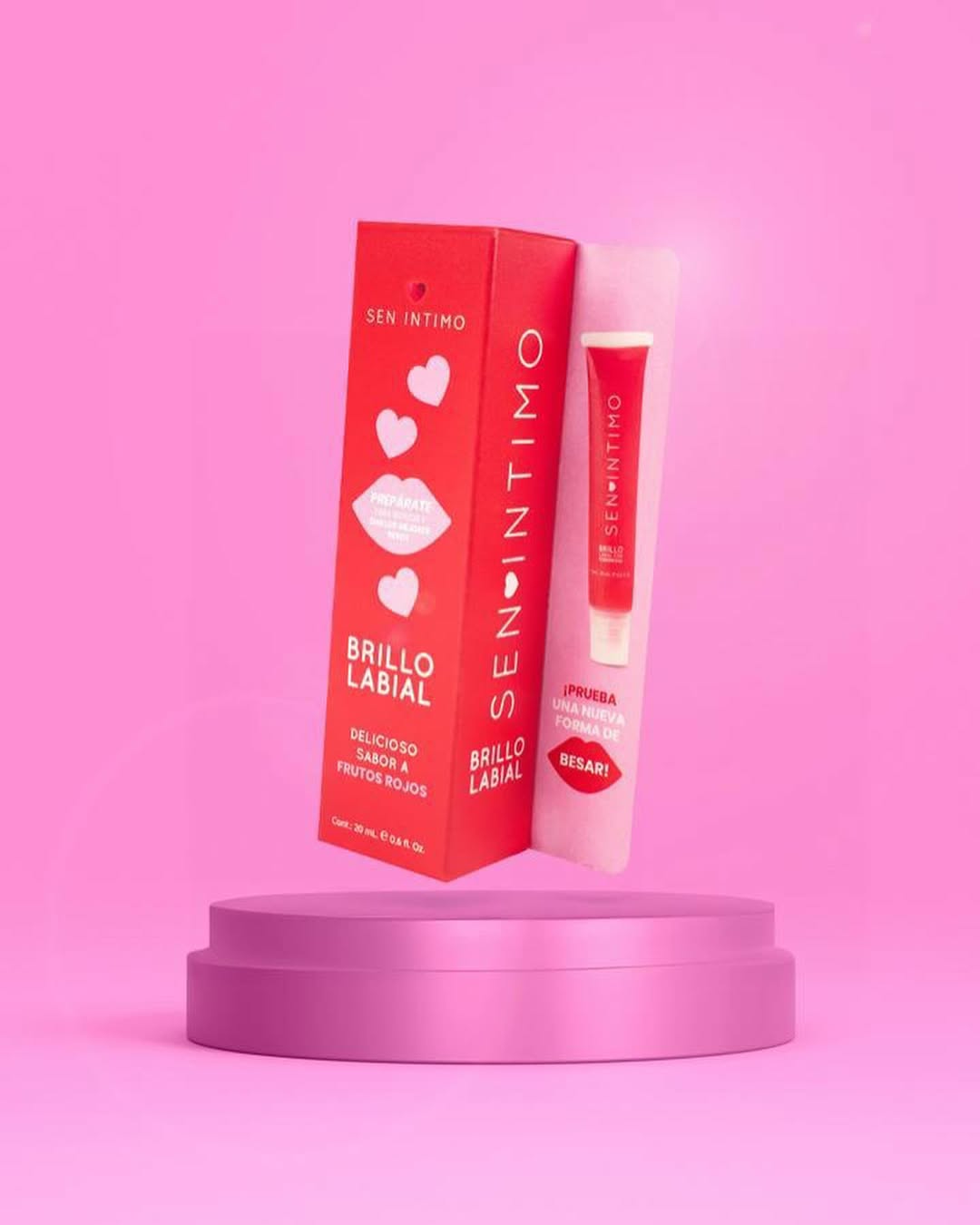 Brillo Labial Frutos Rojos con pheromonas