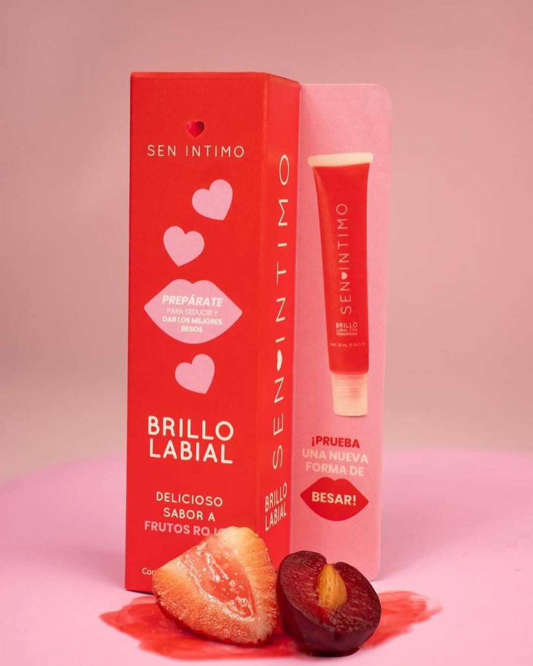 Brillo Labial Frutos Rojos con pheromonas
