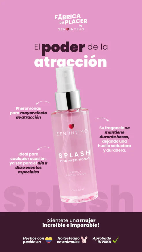 Set #2 - Splash y Brillo Labial Frutos Rojos con Pheromonas (Sen Ãntimo)