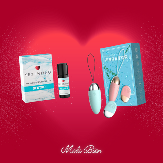 Set #10 - Lubricante Neutro de 30 ML (Sen íntimo) y Huevo Spark