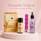 12. Tentación Tropical | Bala + Lubricante de Maracuyá + Toy Cleaner