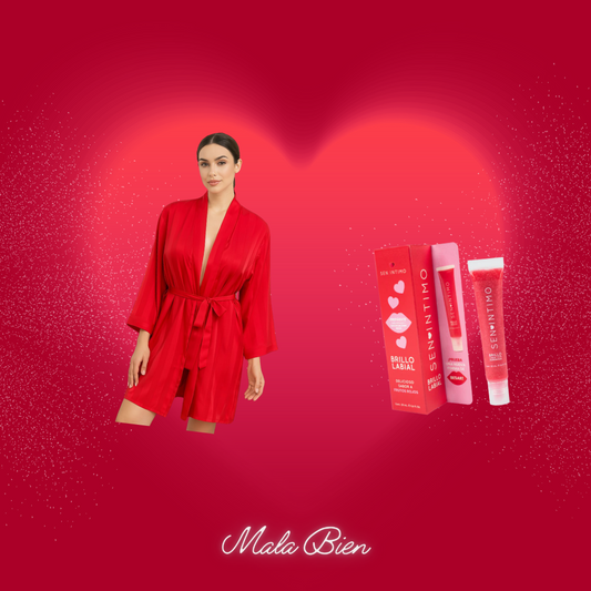 Set #11 - Bata + Brillo Labial Frutos Rojos con Pheromonas (Sen íntimo)