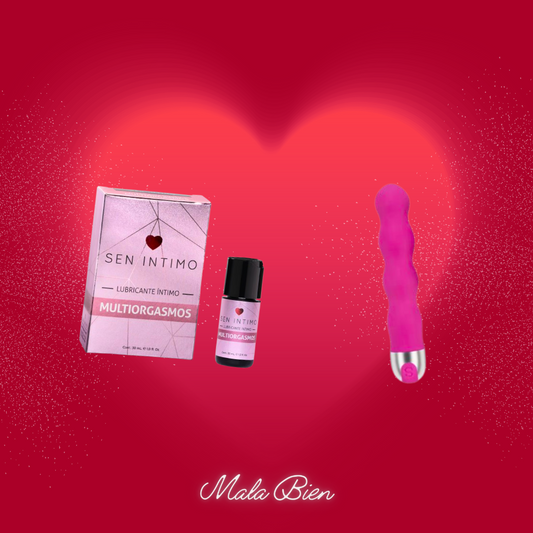 Set #9 - Lubricante Multiorgasmos (Sen íntimo) y Vibrador Bala