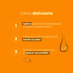 (Nuevo) Lubricante Íntimo Efecto Caliente Sabor Maracuyá 30 ml | Sen Íntimo
