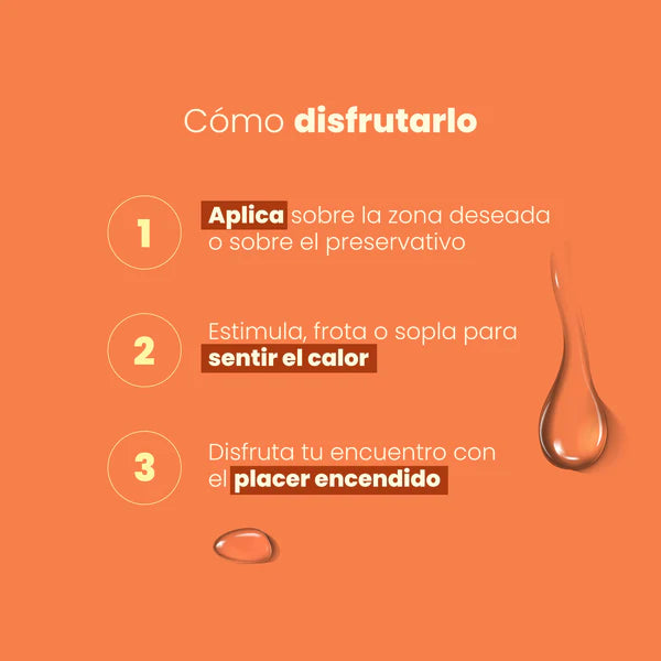 Lubricante Íntimo Caliente con Sabor Tropical 30 ml – Sen Íntimo