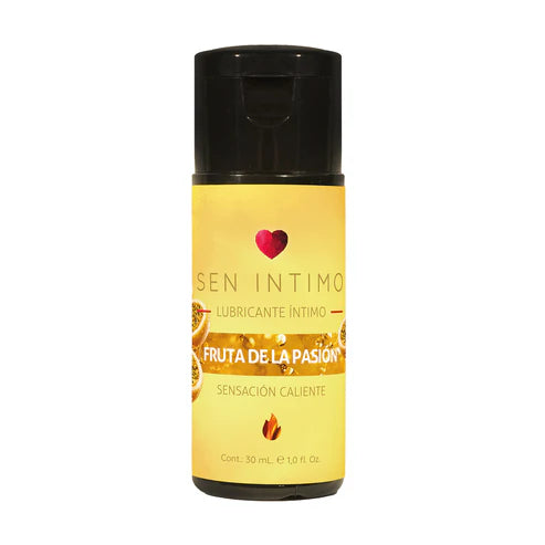 (Nuevo) Lubricante Íntimo Efecto Caliente Sabor Maracuyá 30 ml | Sen Íntimo