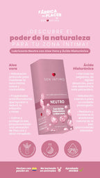 Lubricante Neutro con Ácido Hialurónico y Aloe Vera x 55 ml