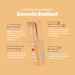 Perfume para mujer esencia Radiant x 10ml