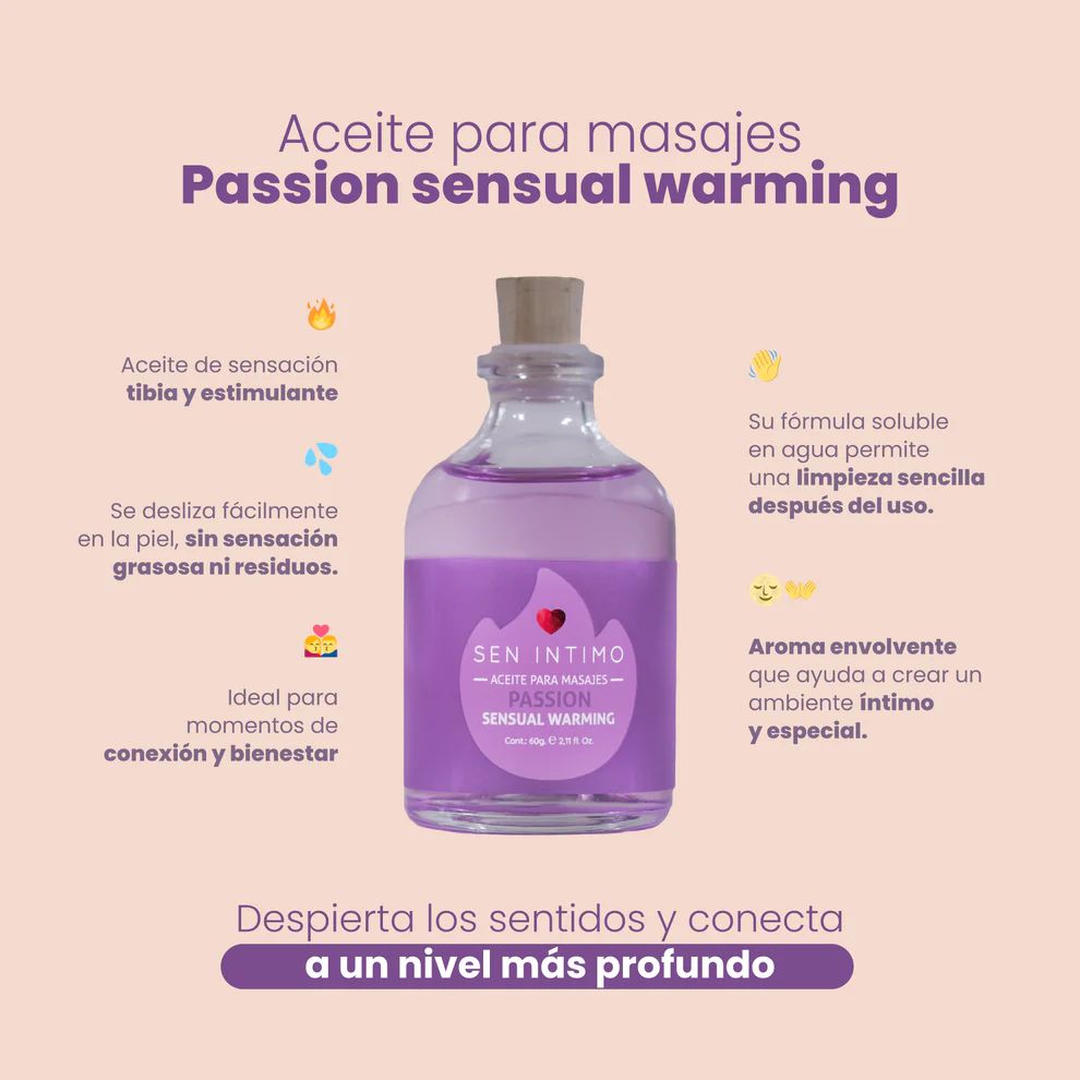 Aceite Sensual Warming X 60 Ml - Passion