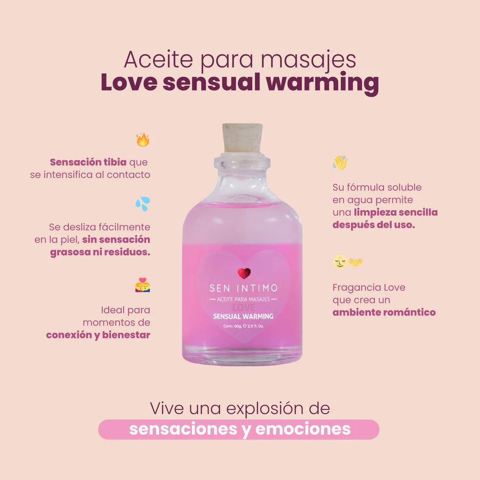 Aceite Sensual Warming X 60 Ml - Love