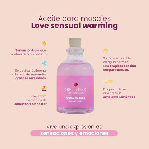 Aceite Sensual Warming X 60 Ml - Love