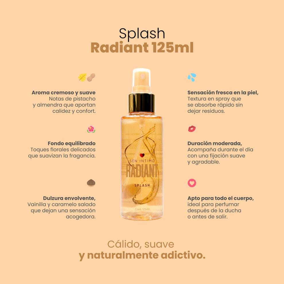 Splash con Pheromonas: Radiant 💛 (125ml)