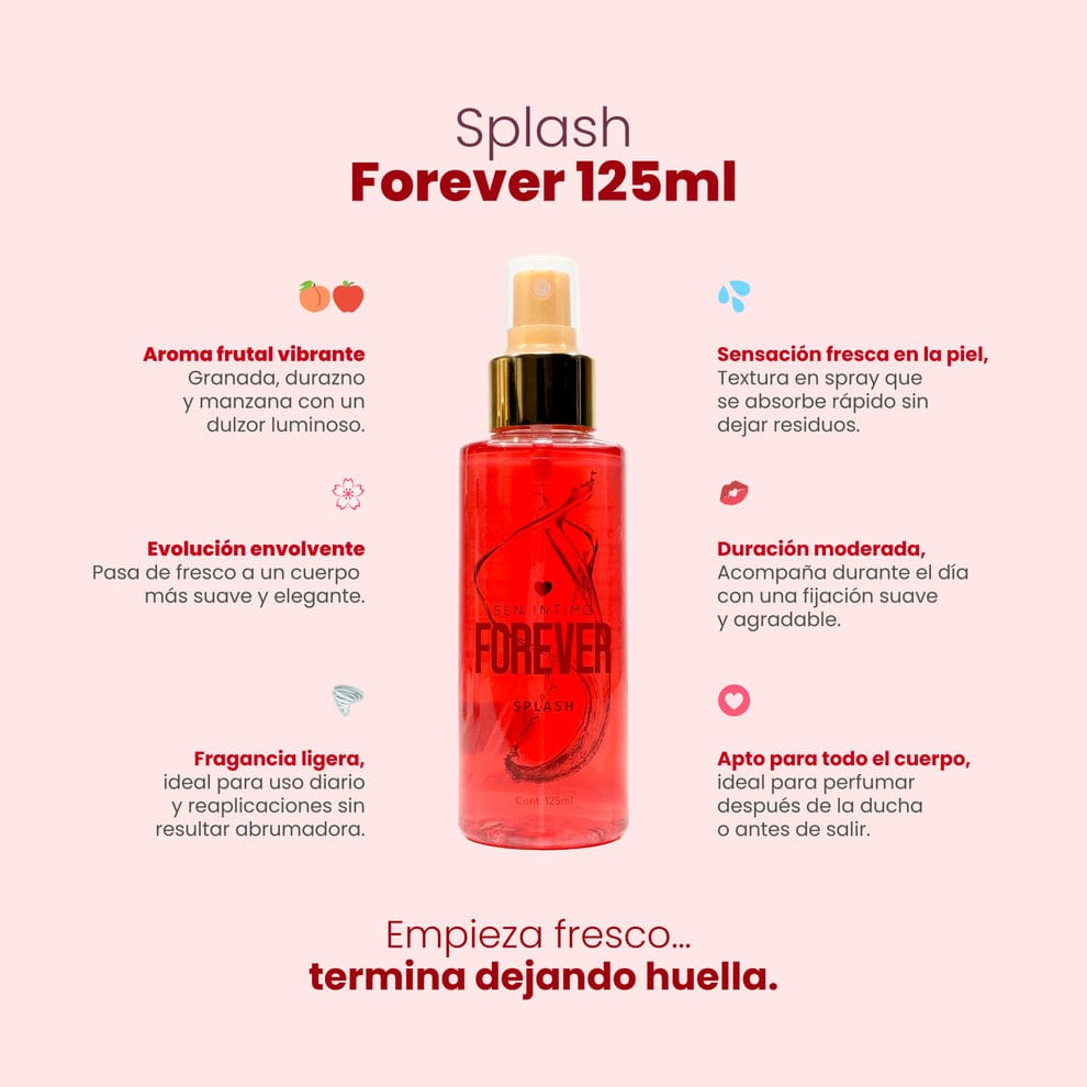 Splash con Pheromonas: Forever ❤️ (125ml)