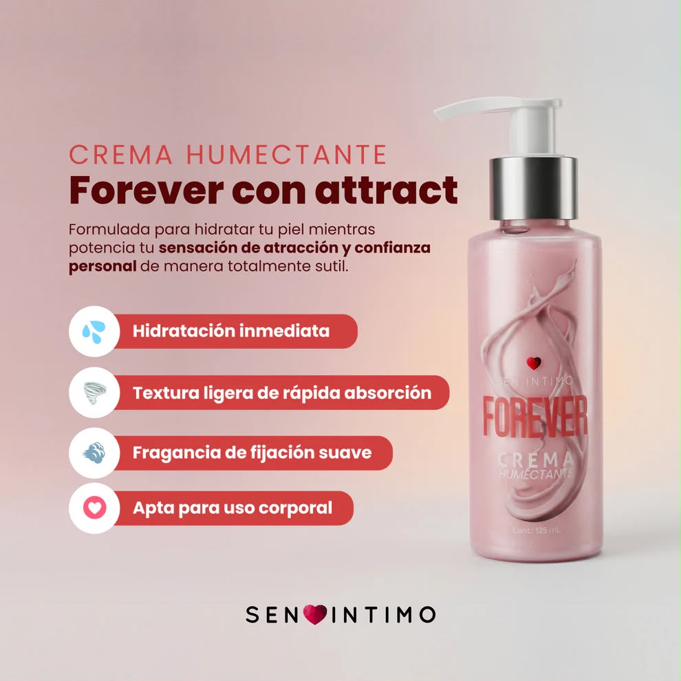 Crema Humectante Forever con Attract 125ml – Sen Íntimo