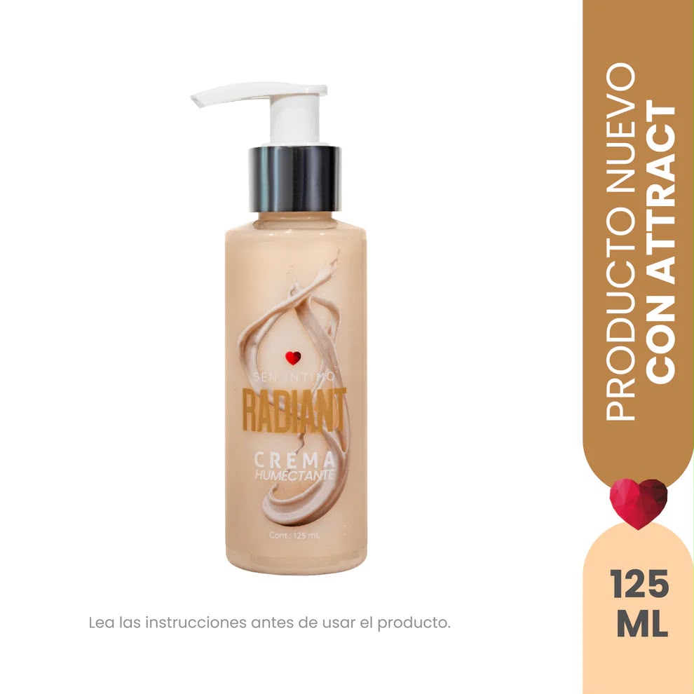 Crema Humectante Radiant con Attract 125ml – Sen Íntimo
