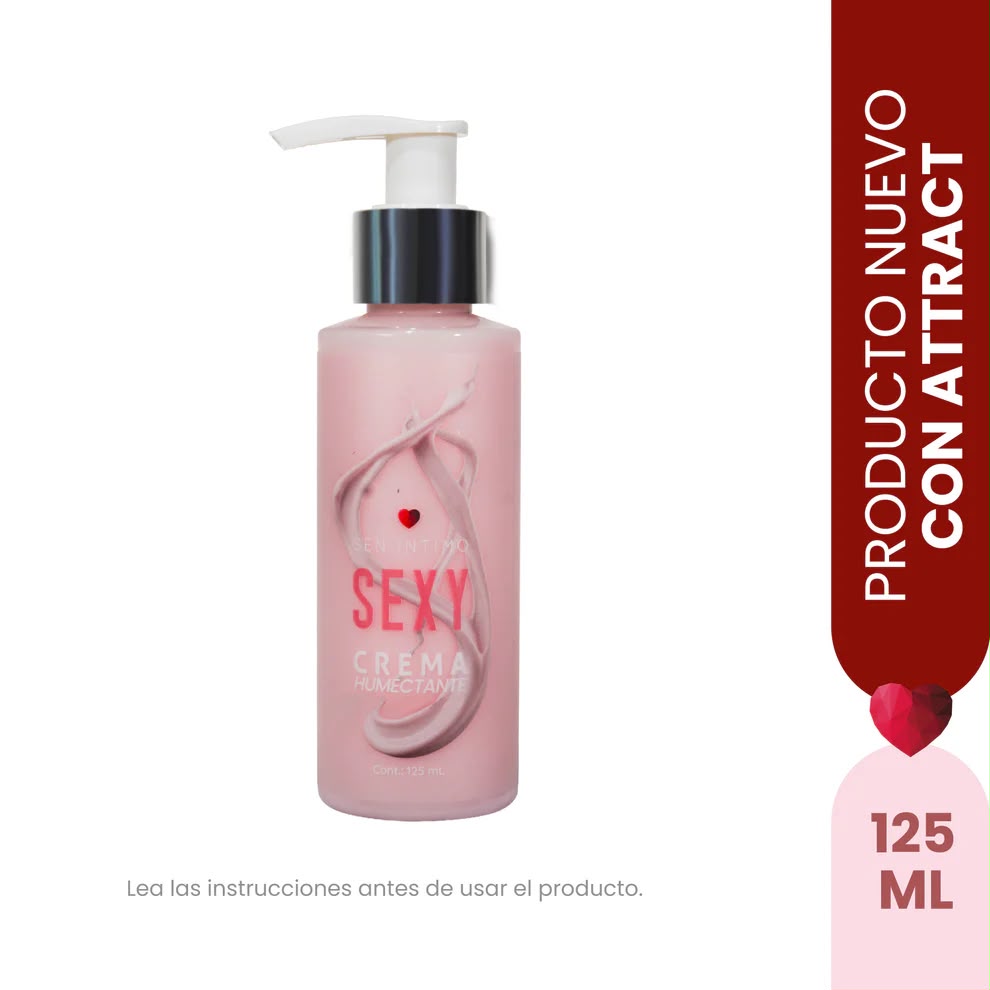 Crema Humectante Seduction con Attract 125ml – Sen Íntimo