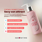 Crema Humectante Sexy con Attract 125ml – Sen Íntimo