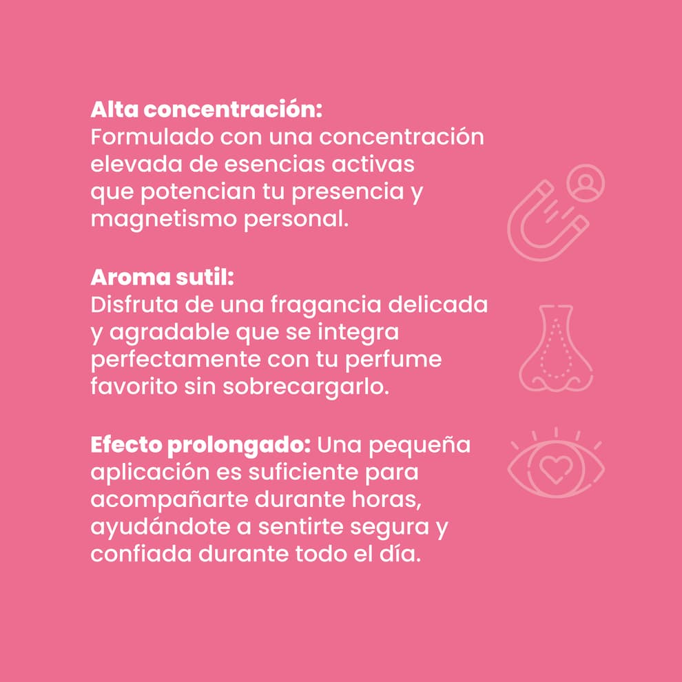 Perfume para mujer esencia Seduction x 10ml