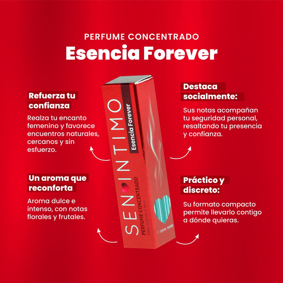 Perfume para mujer esencia Forever x 10ml