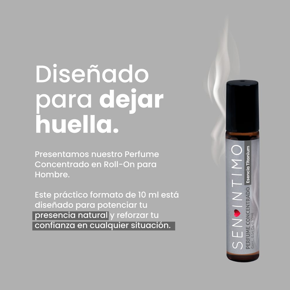 Perfume para hombre esencia Titanium x 10ml