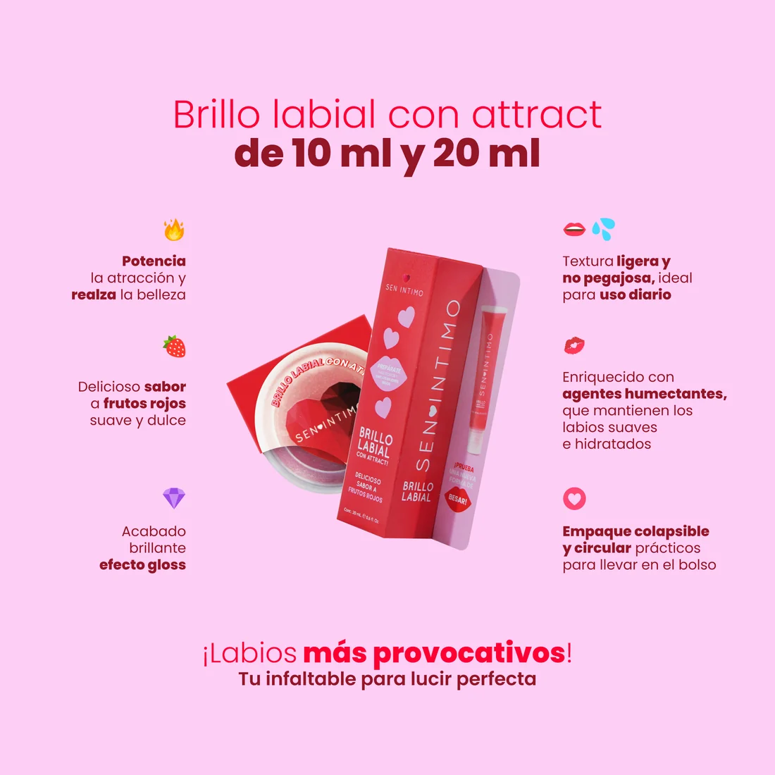 Información del brillo labial SEN ÍNTIMO
