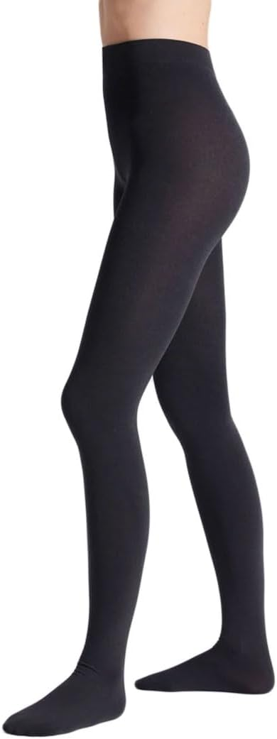 Panty Mayon negro liso con cobertura desde la cintura hasta los pies