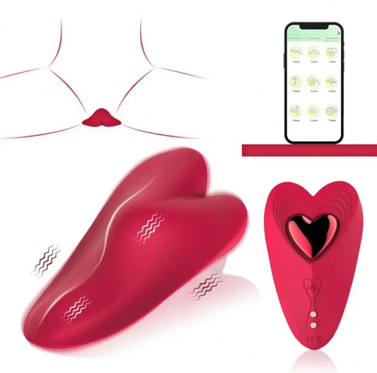 Vibrador Wearable "Corazón Travieso" con Control Remoto y App